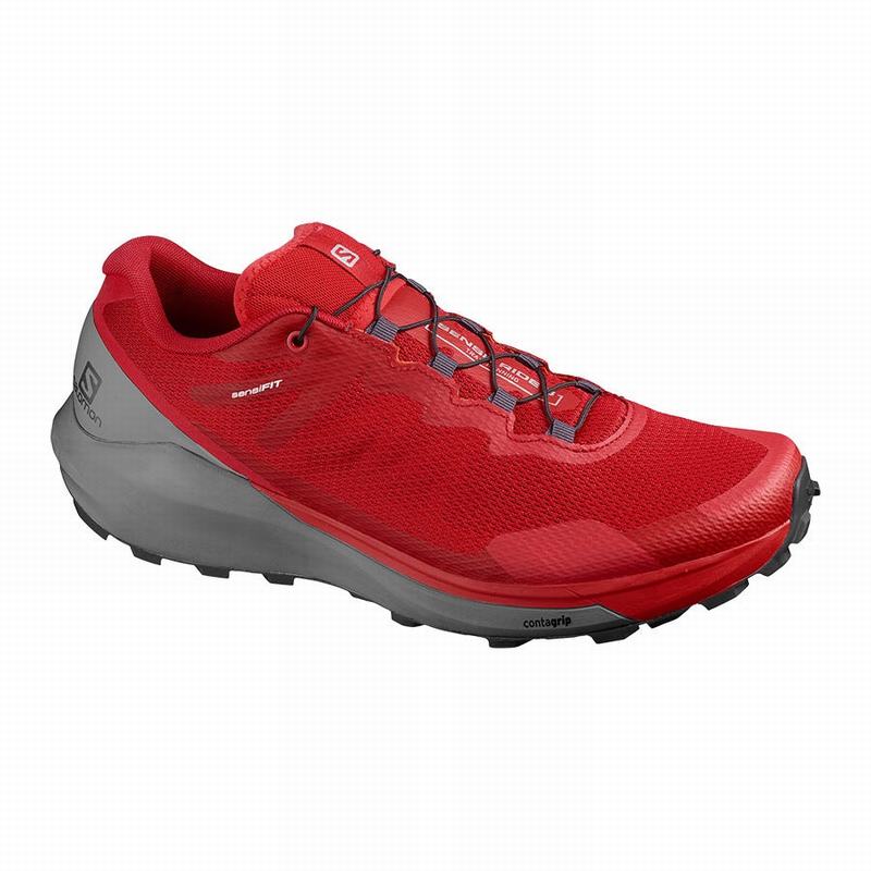 Zapatillas De Running Salomon Hombre Rojas - Salomon Argentina SENSE RIDE 3 ,712589-WRY